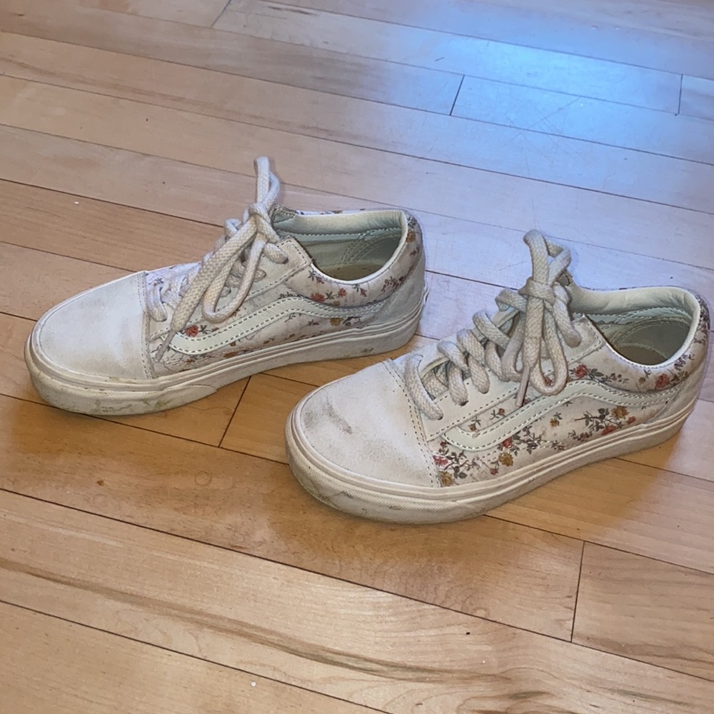 Vans floral sneakers